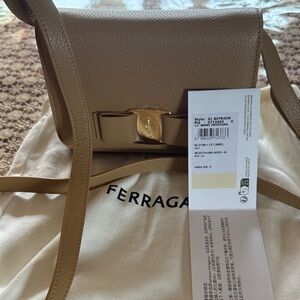 Salvatore Ferragamo Camel Crossbody Bag